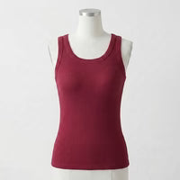 Lyn's Ribbed Cotton Built-in Bra Tank