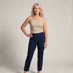Lyn's Ribbed Cotton Built-in Bra Tank