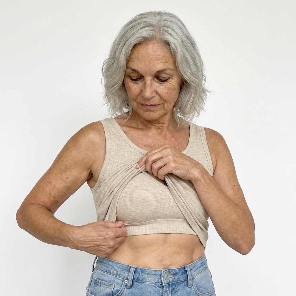 Lyn's Ribbed Cotton Built-in Bra Tank